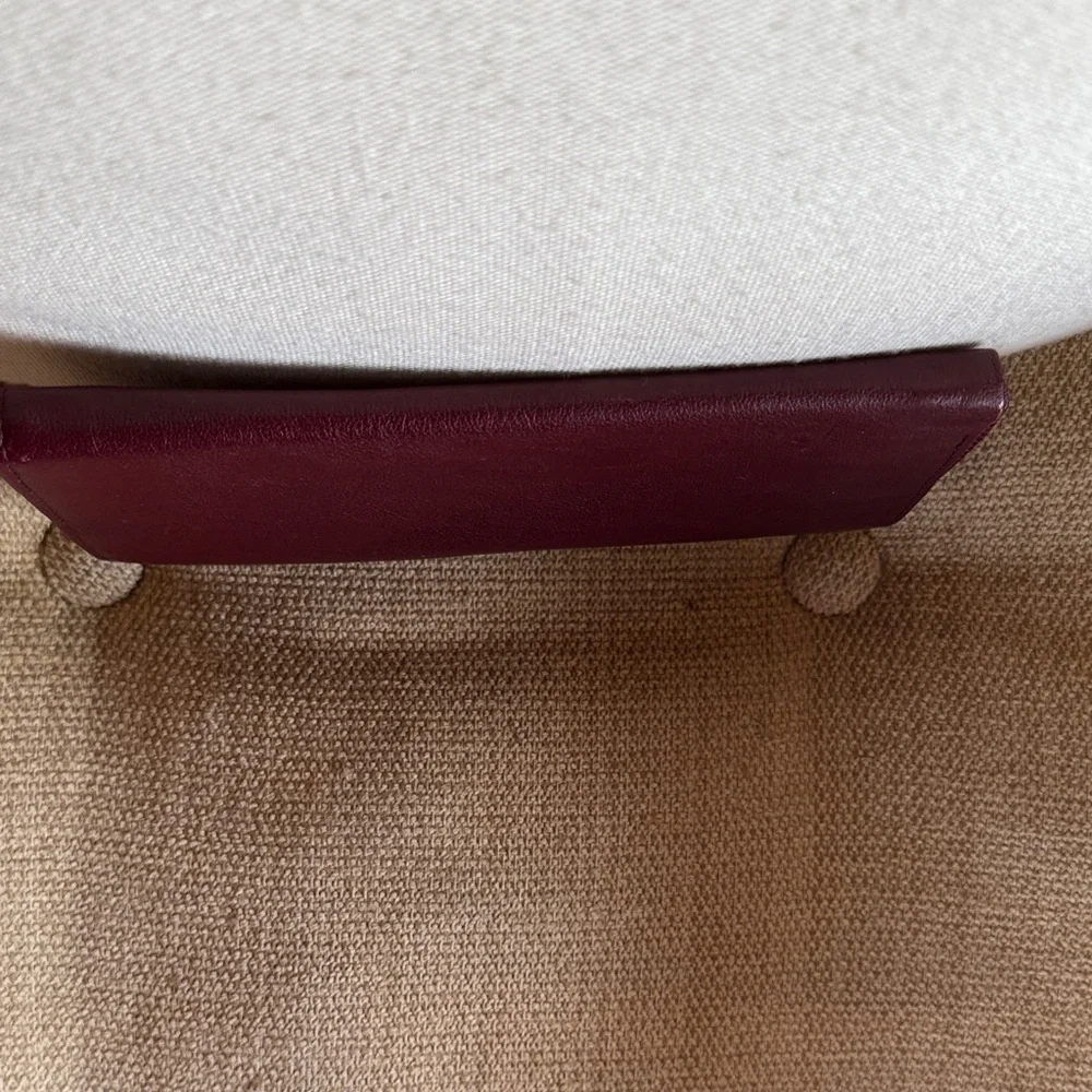 Dior Burgundy Leather Wallet